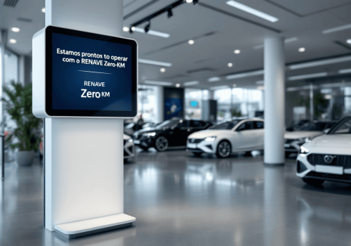 Estamos prontos para operar com o RENAVE Zero KM